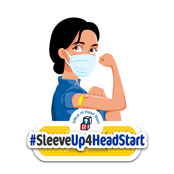 Logotipo para los volantes de la campaña SleeveUp4HeadStart