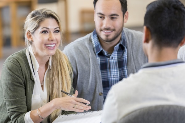 business team meet to discuss ideas