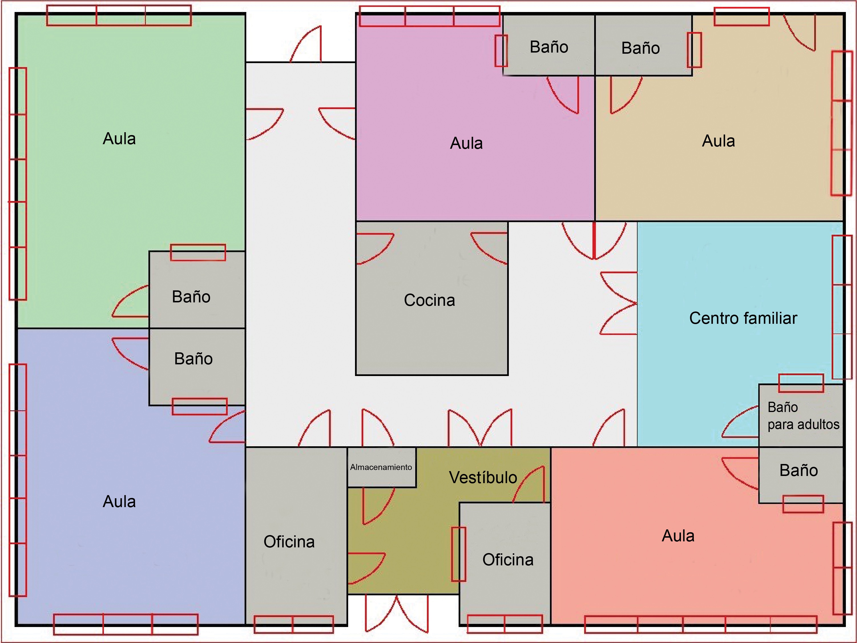 Disposición potencial de la sala