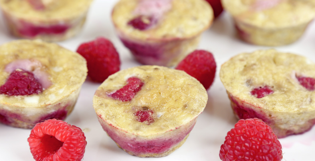 Berry egg muffin.