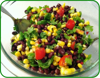 Corn and black bean salad.