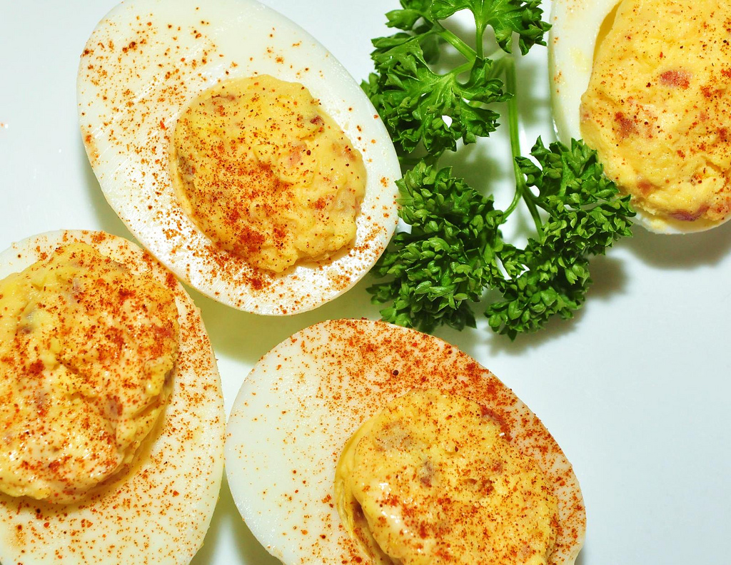 Deviled eggs.