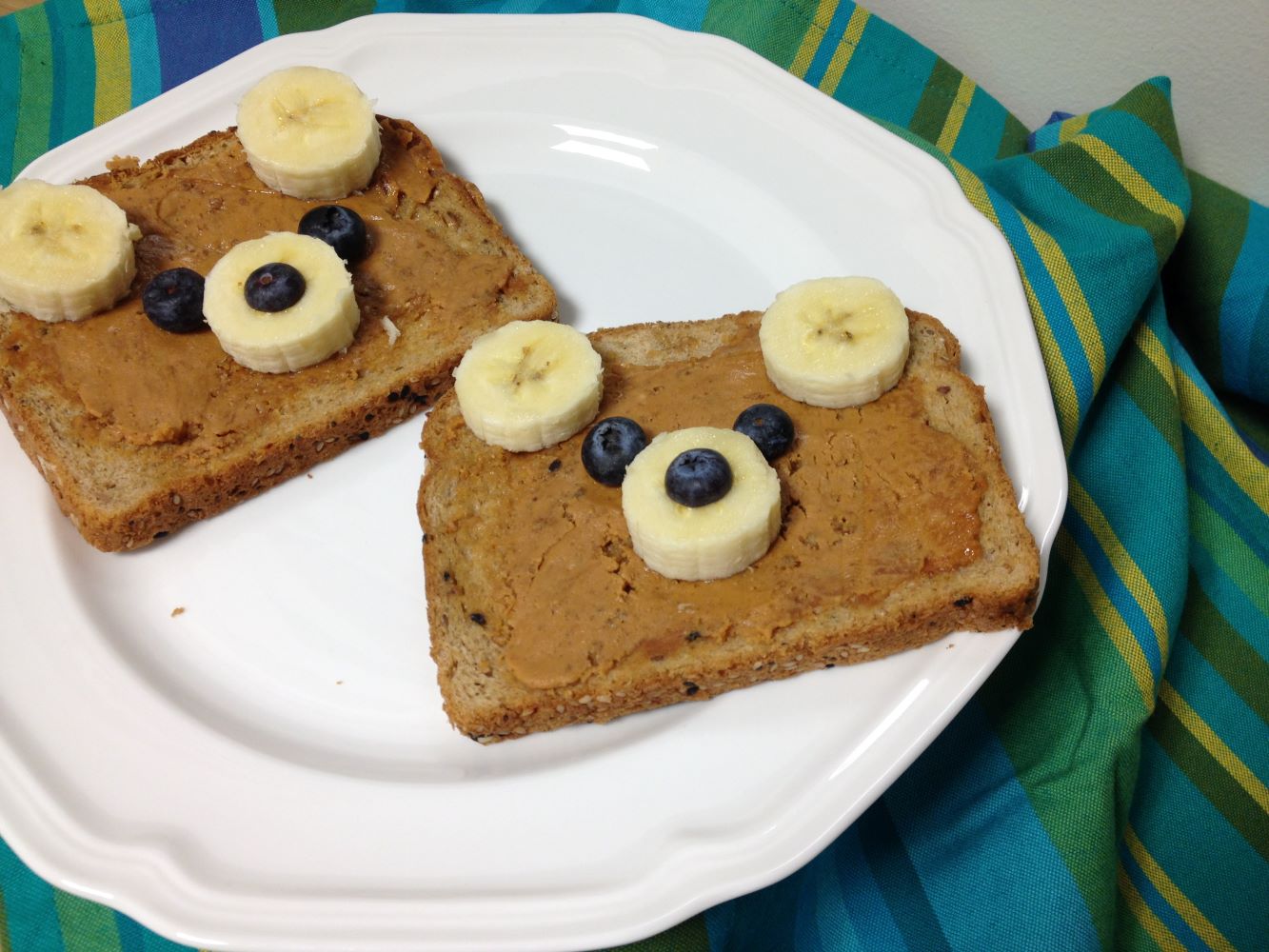 Teddy bear toast.