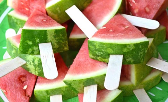 Watermelon pops.